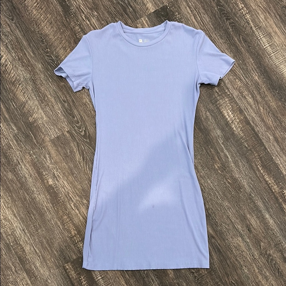Light Blue bodycon mini dress